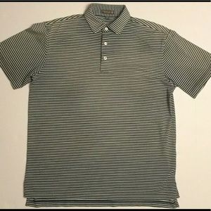 Peter Millar Summer Comfort Polo Stripped Polo Med